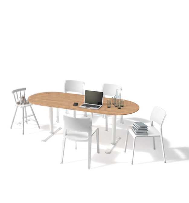 Schöner Schreibtisch - Rounded Table